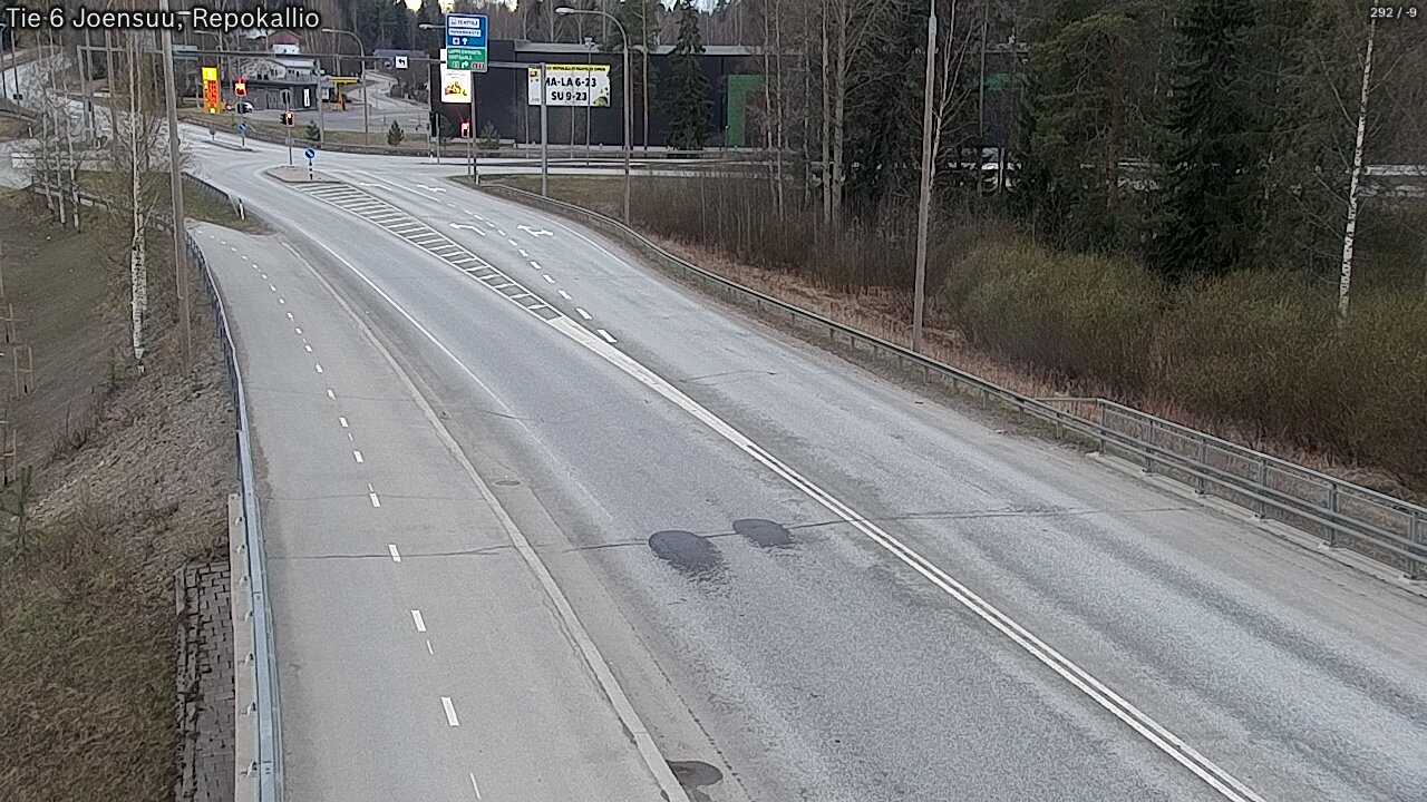 Weather Camera Image Road 6 Joensuu, Repokallio, Joensuu, Pohjois-Karjala