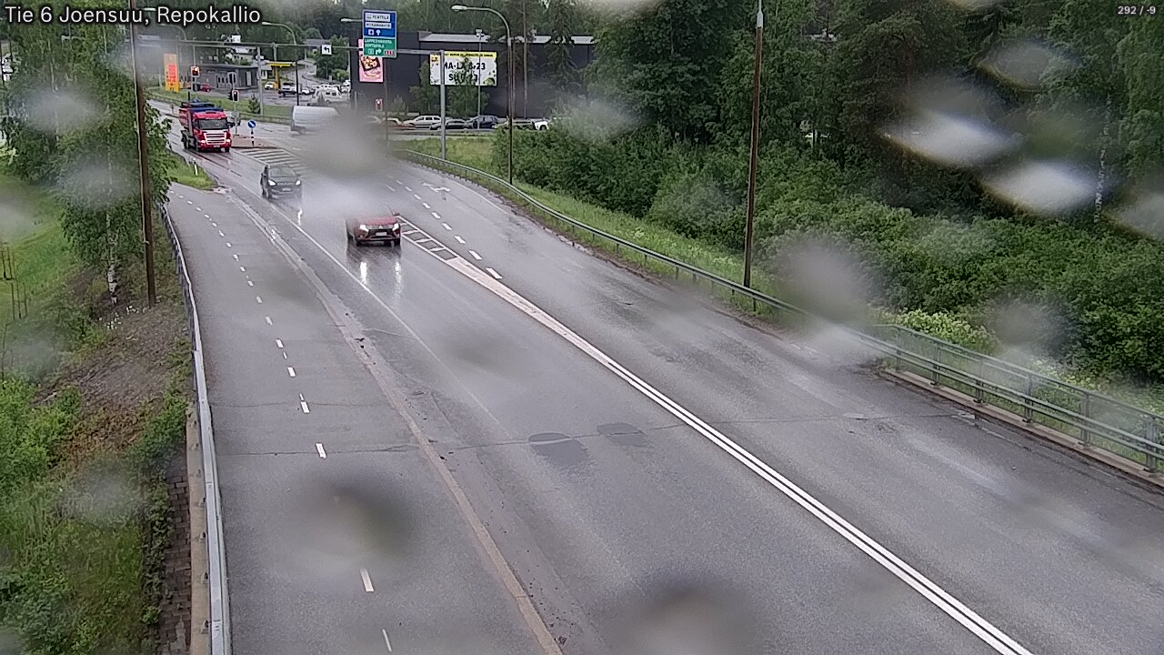 Weather Camera Image Väg 6 Joensuu, Repokallio, Joensuu, Pohjois-Karjala