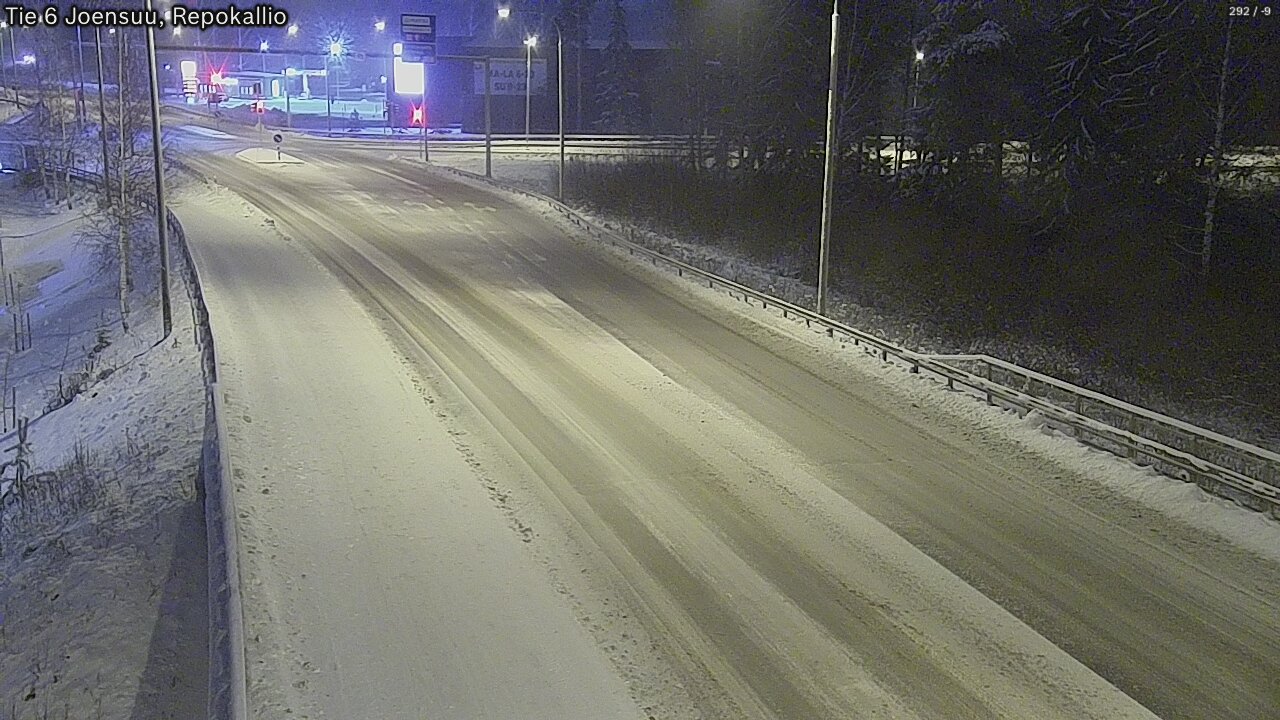 Weather Camera Image Väg 6 Joensuu, Repokallio, Joensuu, Pohjois-Karjala