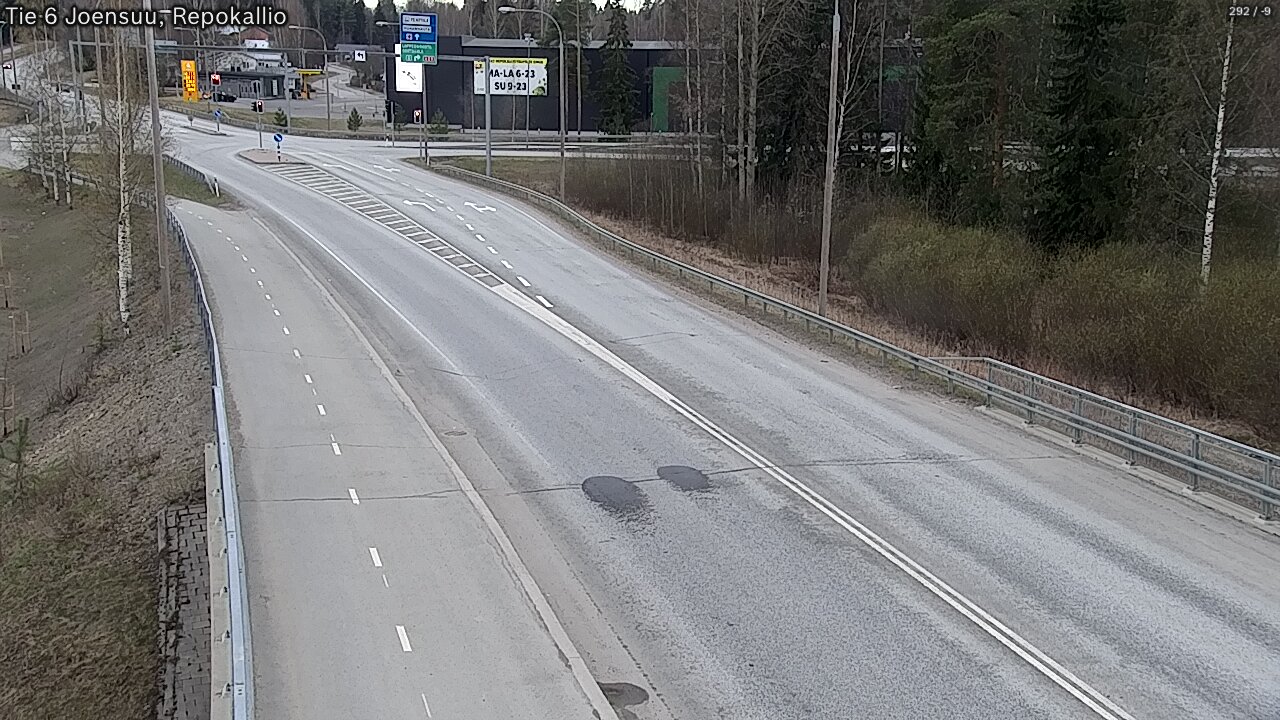 Weather Camera Image Road 6 Joensuu, Repokallio, Joensuu, Pohjois-Karjala