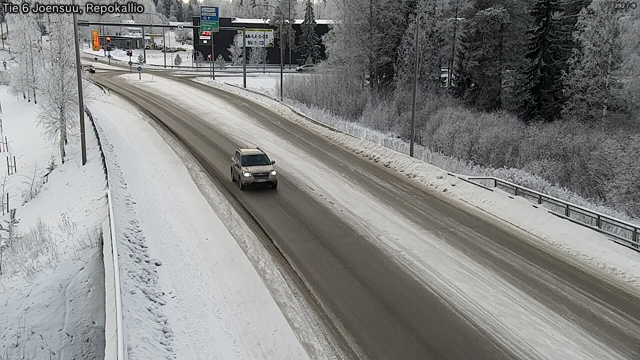 Weather Camera Image Road 6 Joensuu, Repokallio, Joensuu, Pohjois-Karjala