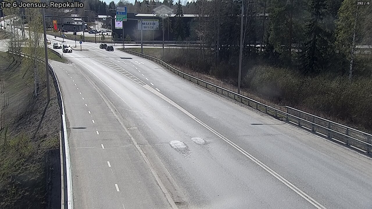 Weather Camera Image Road 6 Joensuu, Repokallio, Joensuu, Pohjois-Karjala