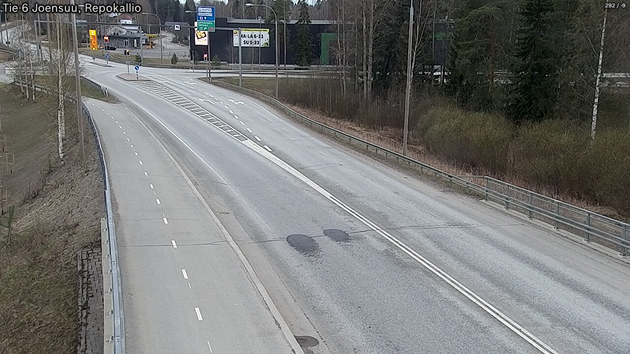 Weather Camera Image Road 6 Joensuu, Repokallio, Joensuu, Pohjois-Karjala