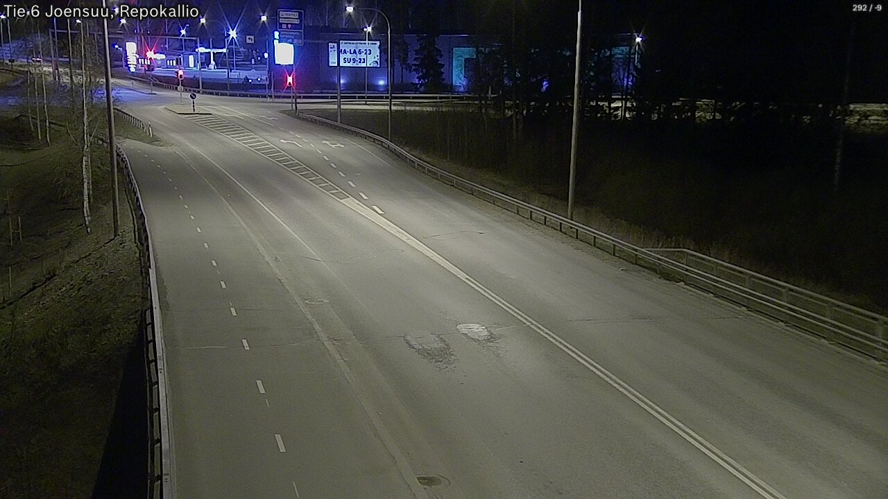 Weather Camera Image Road 6 Joensuu, Repokallio, Joensuu, Pohjois-Karjala