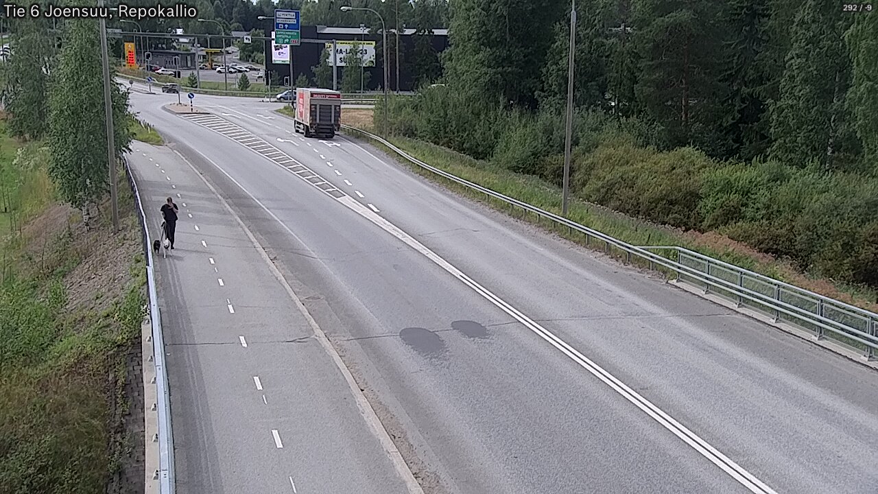 Weather Camera Image Väg 6 Joensuu, Repokallio, Joensuu, Pohjois-Karjala