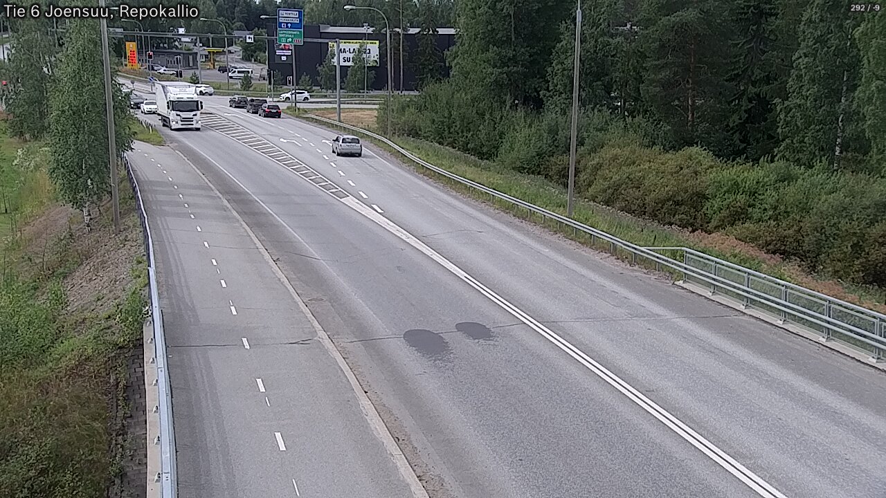 Weather Camera Image Väg 6 Joensuu, Repokallio, Joensuu, Pohjois-Karjala