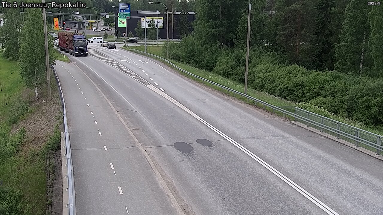 Kelikamerat Kuva Tie 6 Joensuu, Repokallio, Joensuu, Pohjois-Karjala