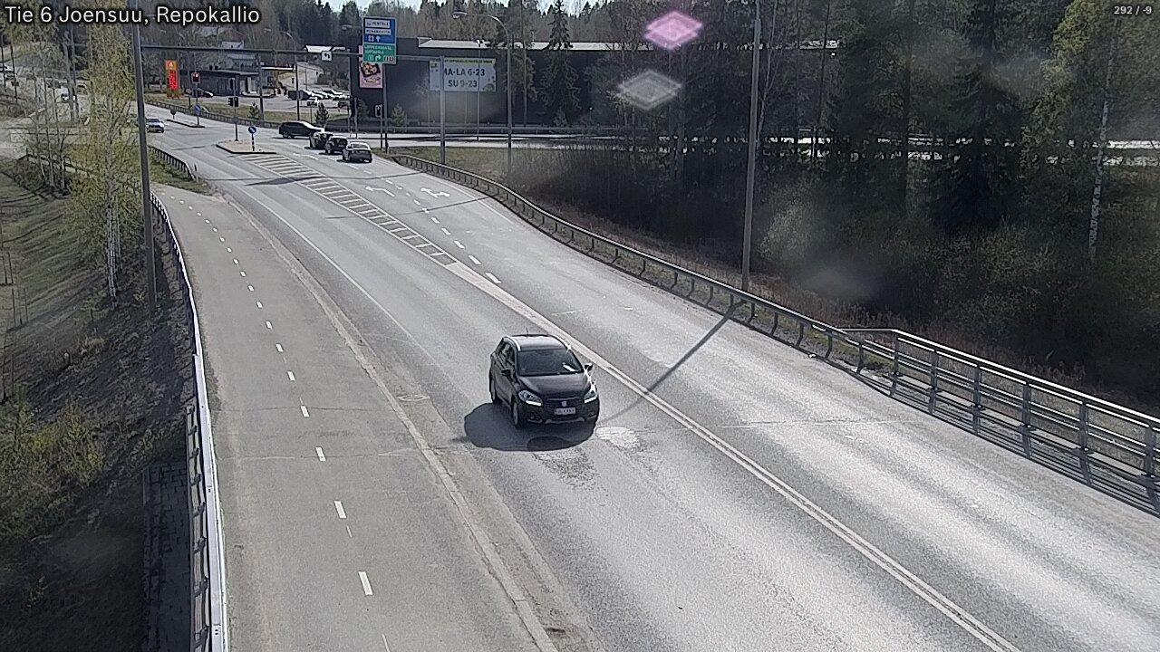 Weather Camera Image Road 6 Joensuu, Repokallio, Joensuu, Pohjois-Karjala