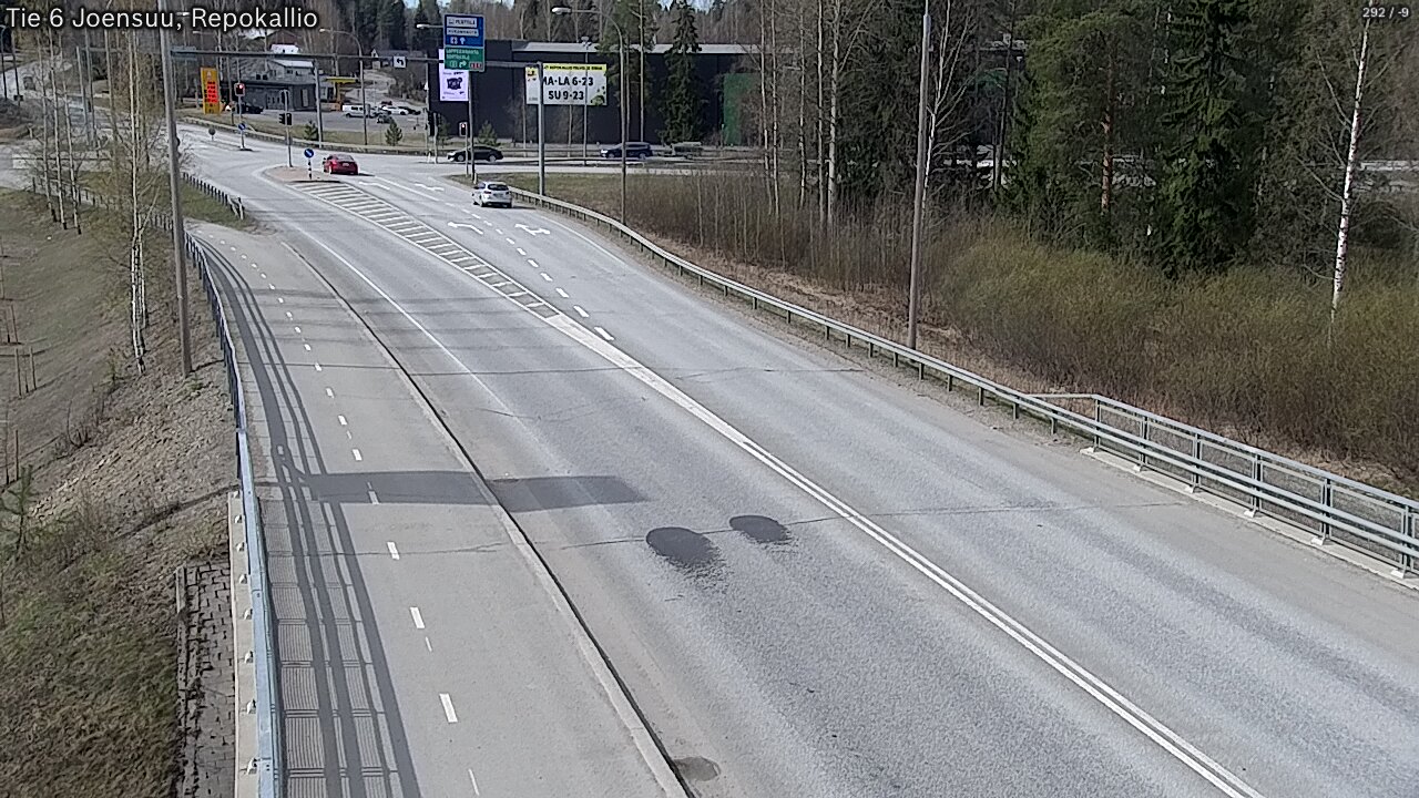 Weather Camera Image Road 6 Joensuu, Repokallio, Joensuu, Pohjois-Karjala
