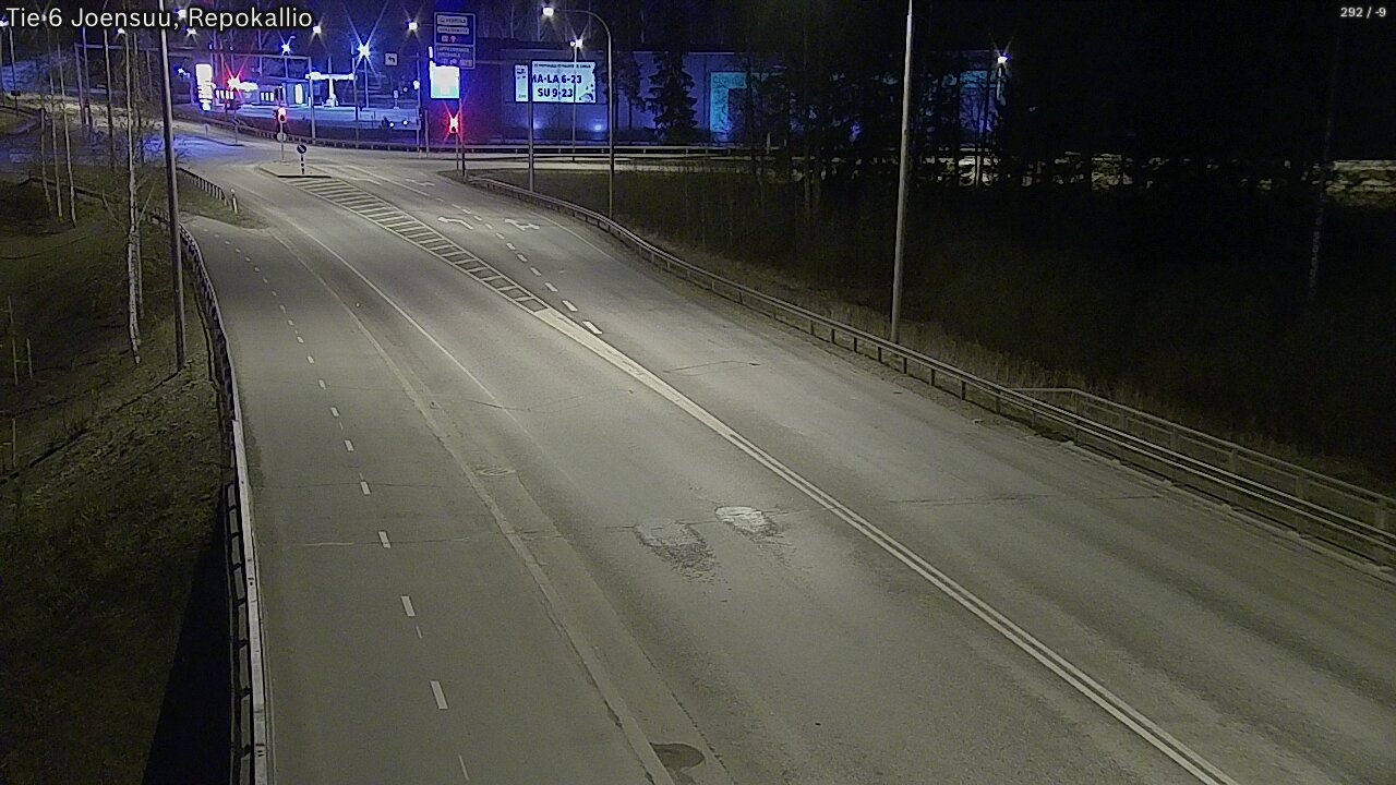 Weather Camera Image Road 6 Joensuu, Repokallio, Joensuu, Pohjois-Karjala
