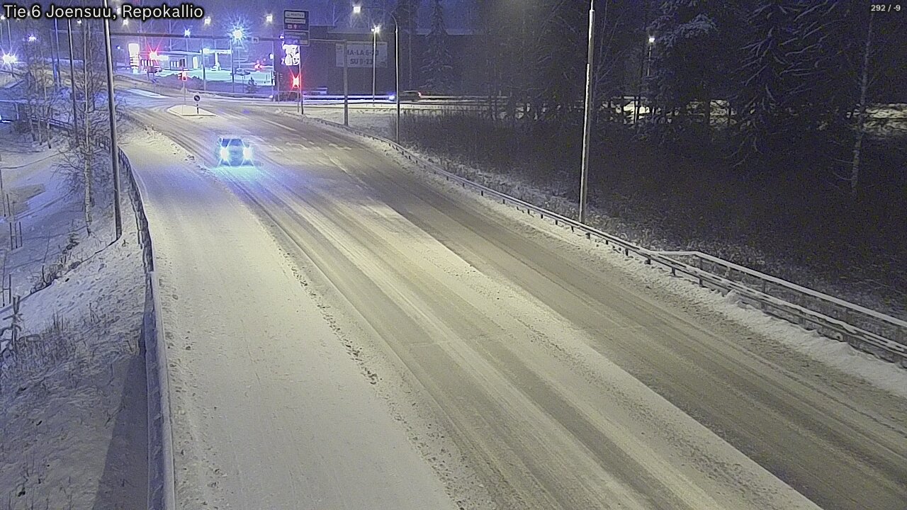 Weather Camera Image Väg 6 Joensuu, Repokallio, Joensuu, Pohjois-Karjala