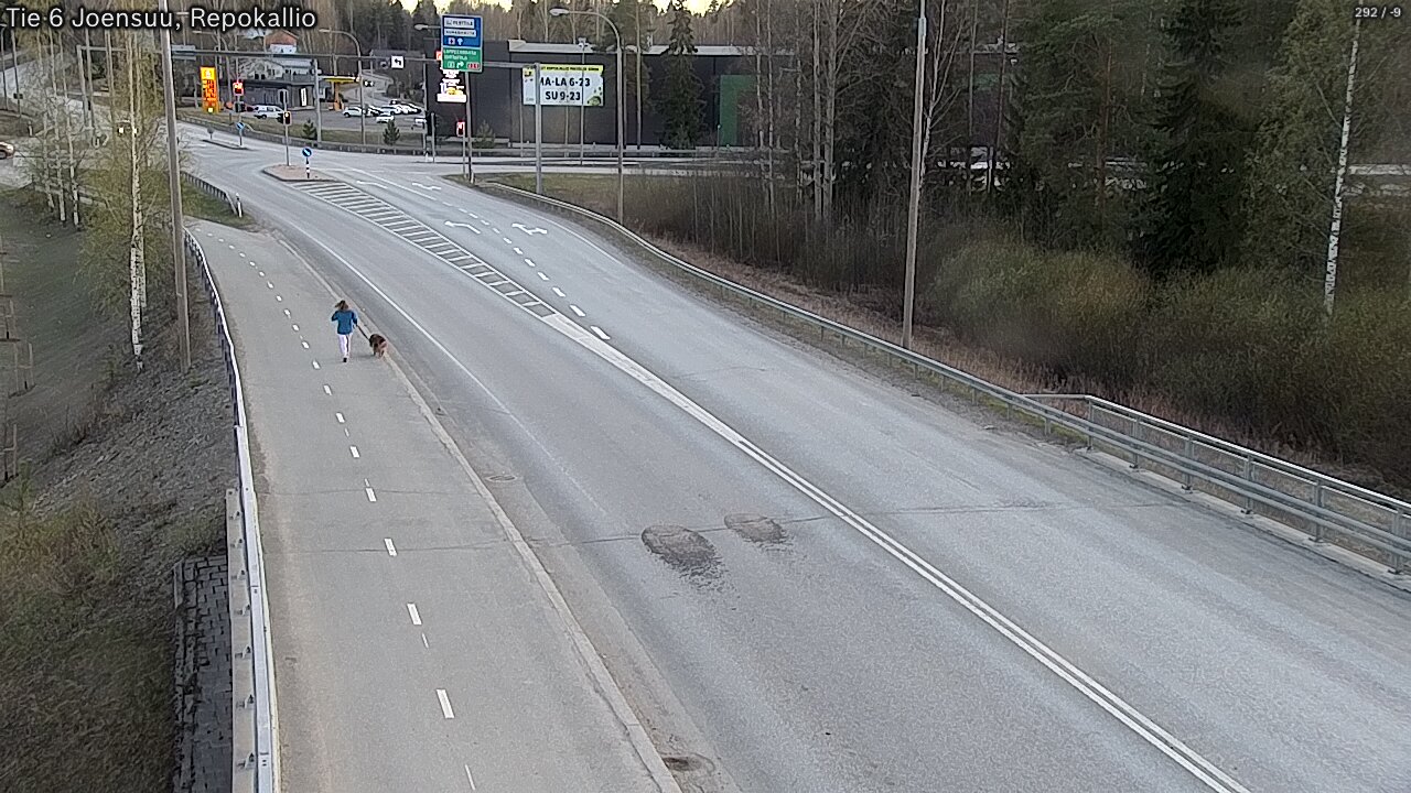 Weather Camera Image Road 6 Joensuu, Repokallio, Joensuu, Pohjois-Karjala