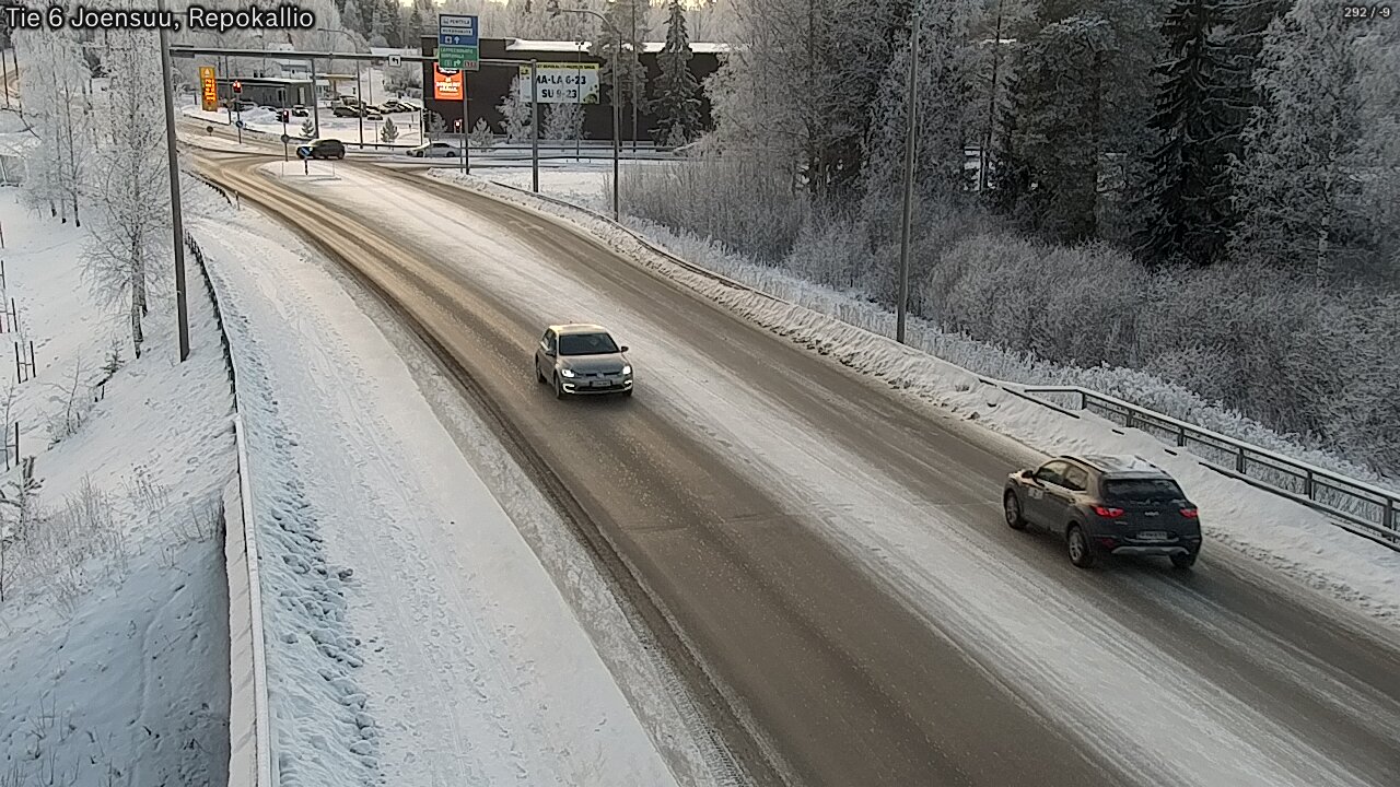 Weather Camera Image Väg 6 Joensuu, Repokallio, Joensuu, Pohjois-Karjala
