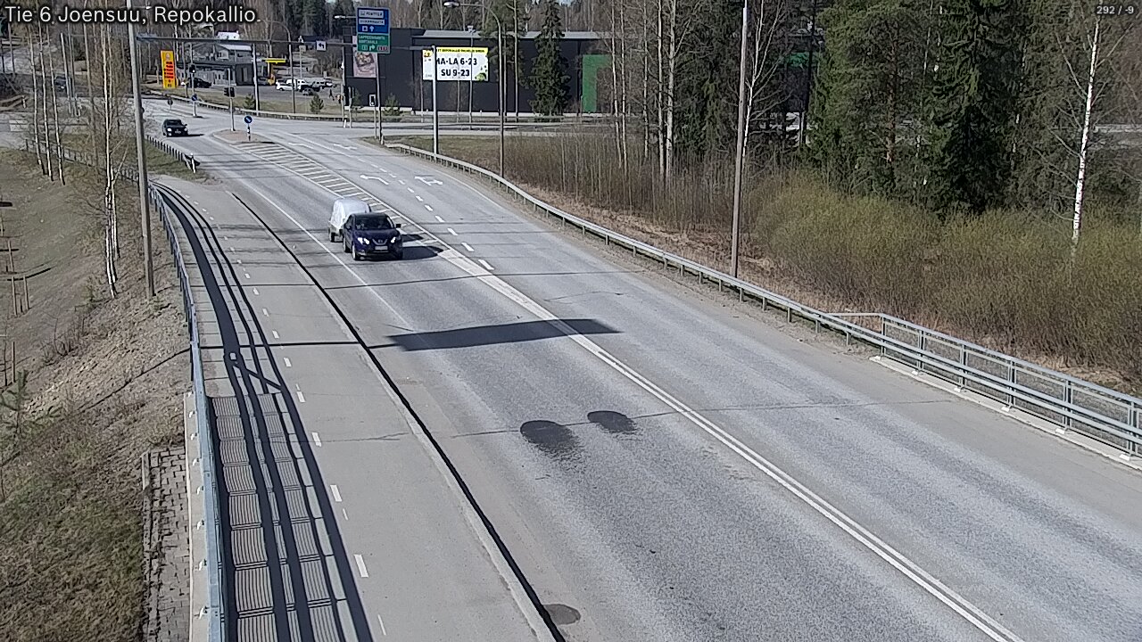 Weather Camera Image Road 6 Joensuu, Repokallio, Joensuu, Pohjois-Karjala