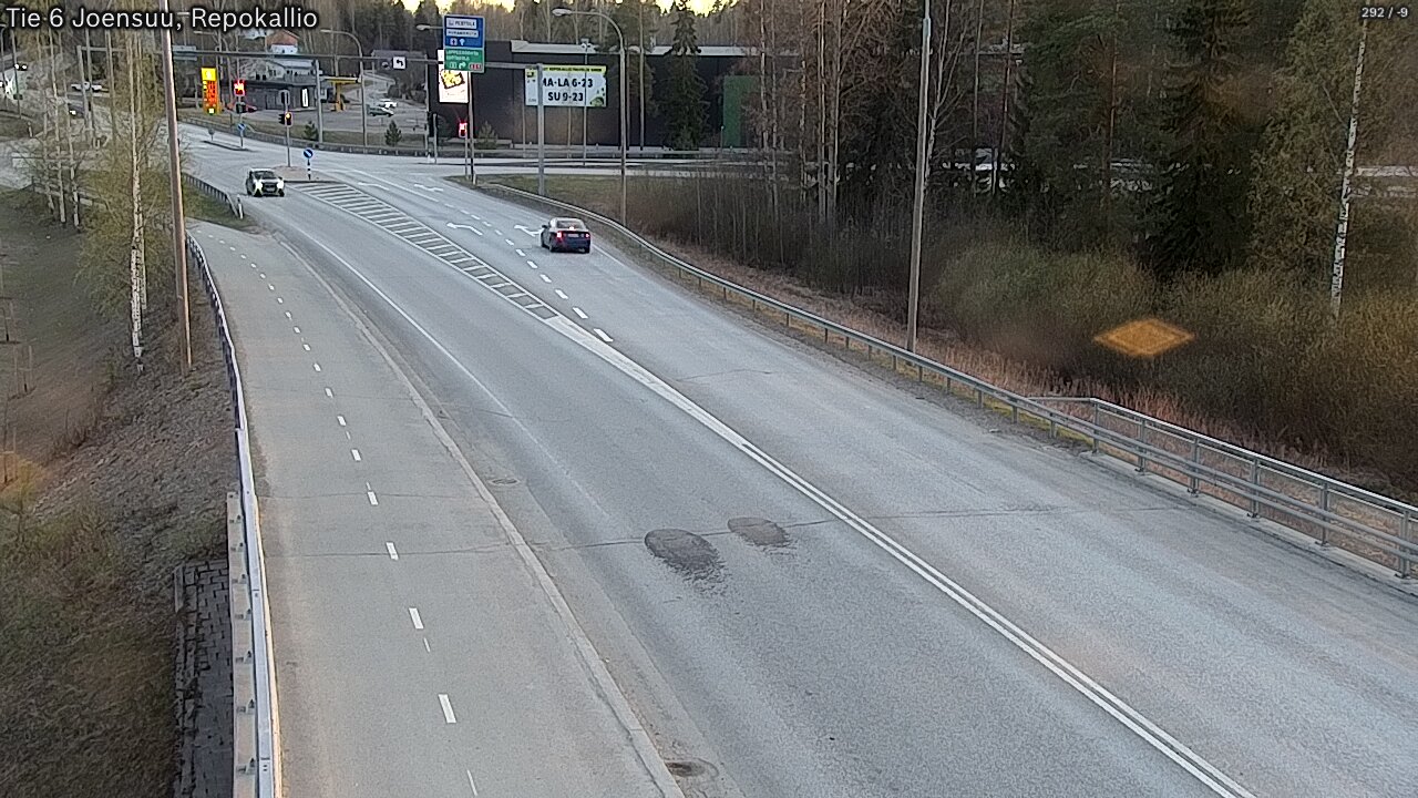 Weather Camera Image Road 6 Joensuu, Repokallio, Joensuu, Pohjois-Karjala