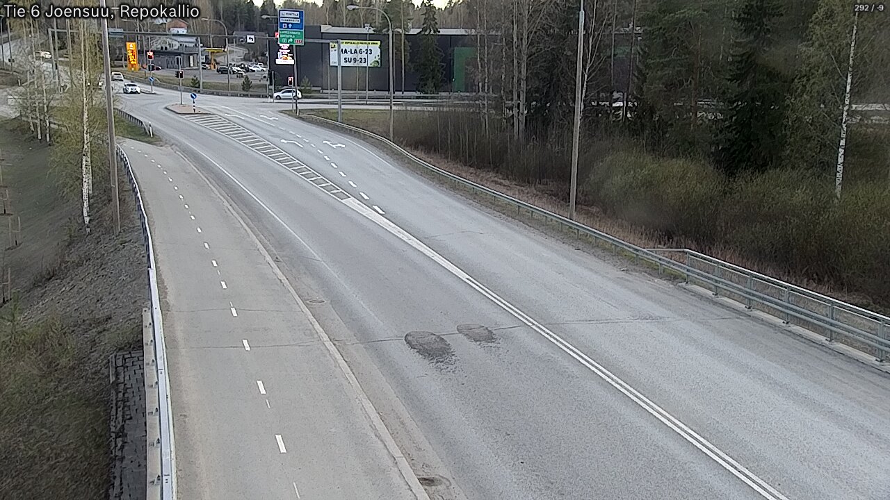 Weather Camera Image Road 6 Joensuu, Repokallio, Joensuu, Pohjois-Karjala