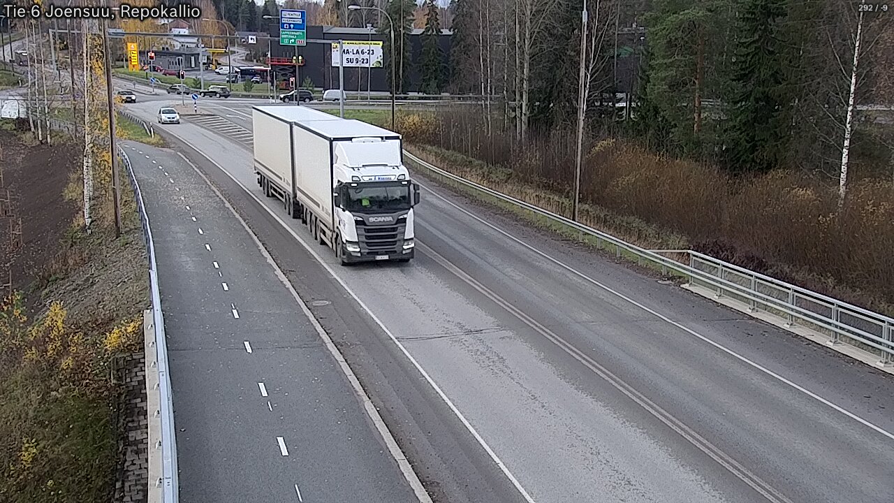 Weather Camera Image Väg 6 Joensuu, Repokallio, Joensuu, Pohjois-Karjala
