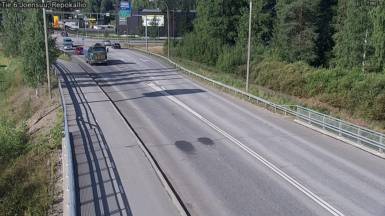 Kelikamerat Kuva Tie 6 Joensuu, Repokallio, Joensuu, Pohjois-Karjala