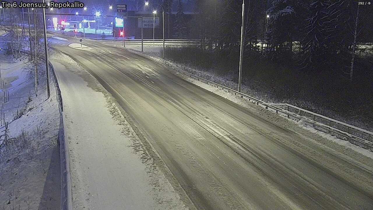 Weather Camera Image Väg 6 Joensuu, Repokallio, Joensuu, Pohjois-Karjala