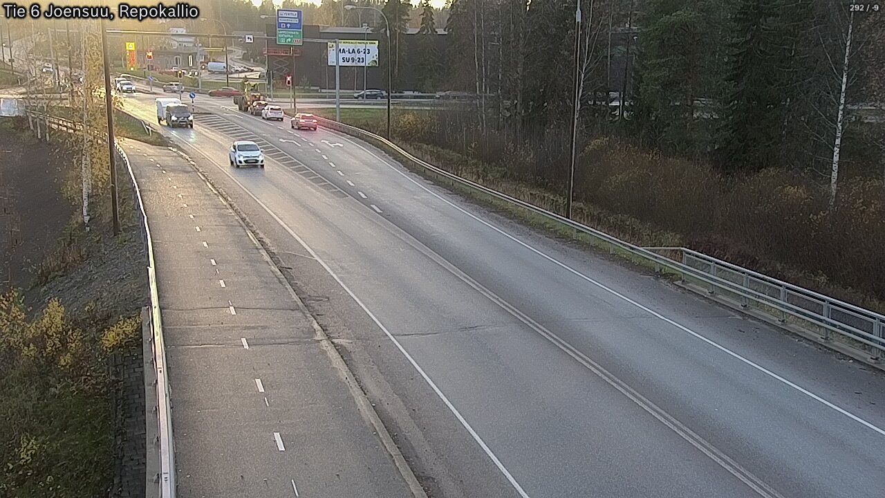 Kelikamerat Kuva Tie 6 Joensuu, Repokallio, Joensuu, Pohjois-Karjala