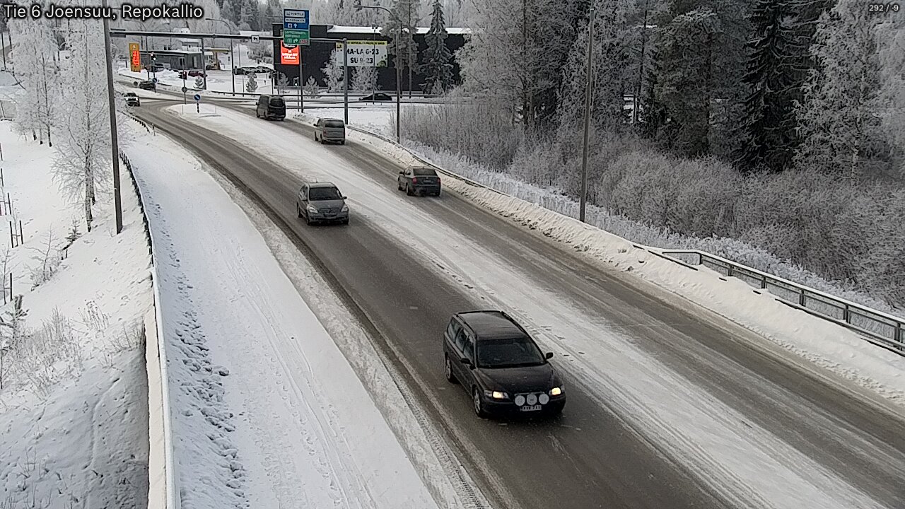 Weather Camera Image Road 6 Joensuu, Repokallio, Joensuu, Pohjois-Karjala