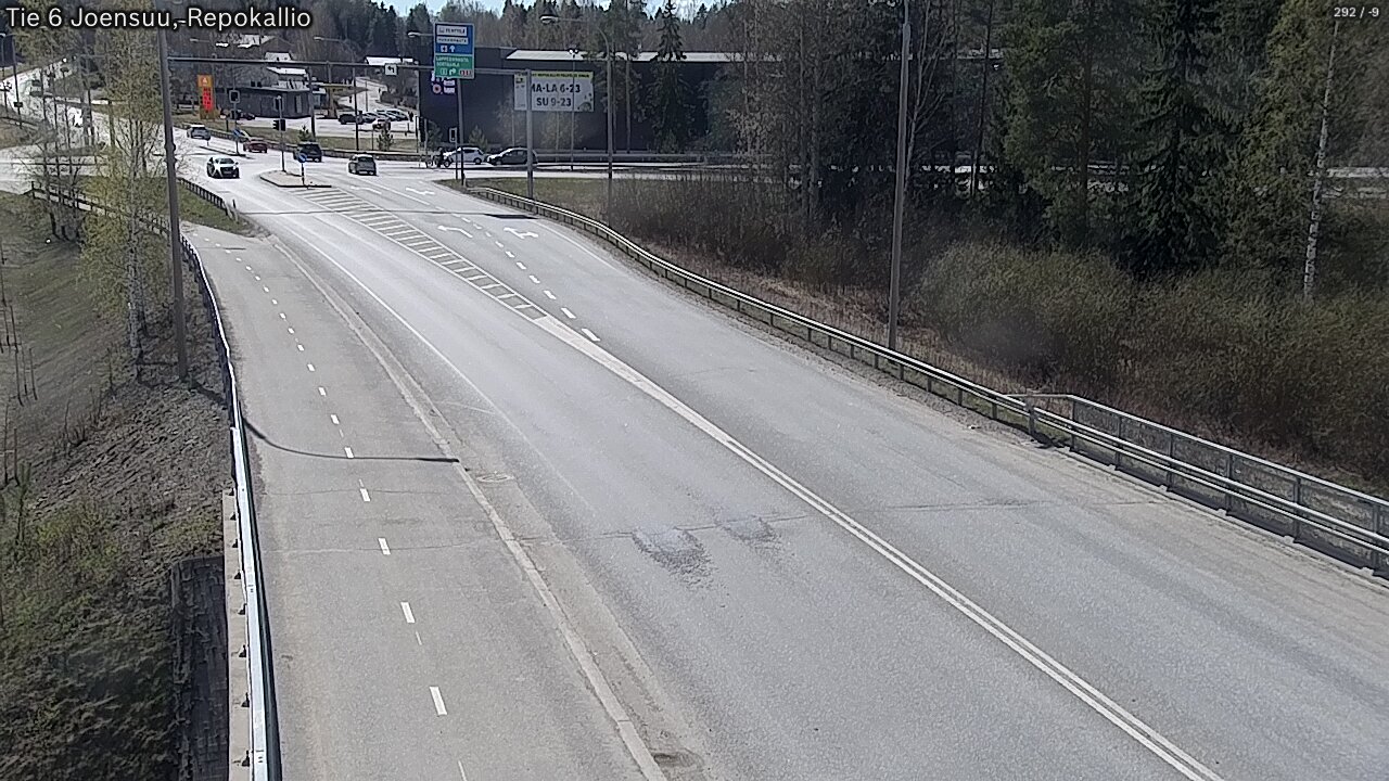 Weather Camera Image Road 6 Joensuu, Repokallio, Joensuu, Pohjois-Karjala