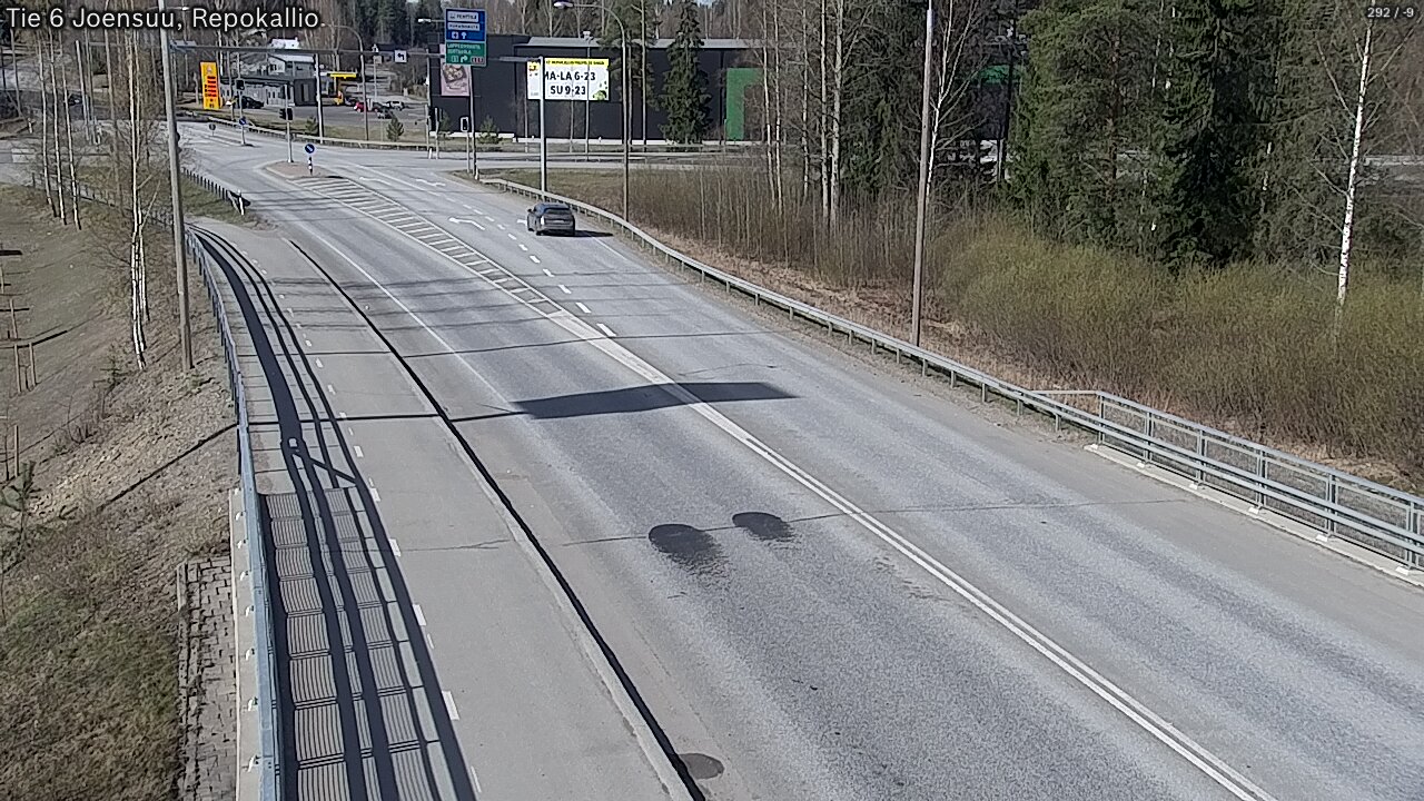 Weather Camera Image Road 6 Joensuu, Repokallio, Joensuu, Pohjois-Karjala