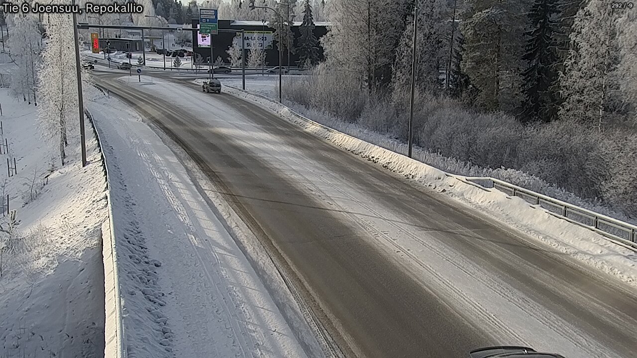 Weather Camera Image Road 6 Joensuu, Repokallio, Joensuu, Pohjois-Karjala