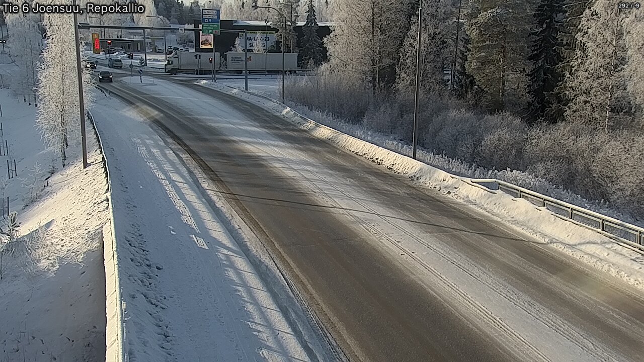 Weather Camera Image Road 6 Joensuu, Repokallio, Joensuu, Pohjois-Karjala