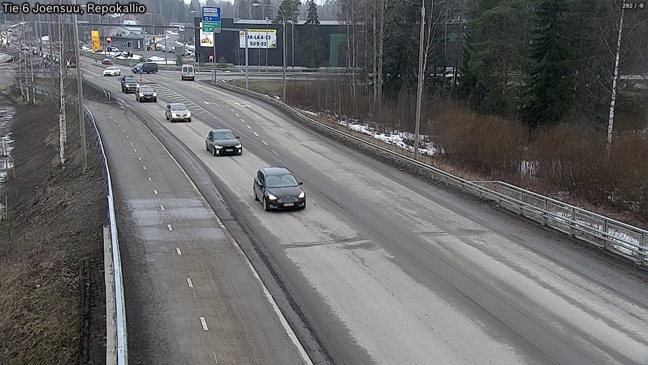 Weather Camera Image Road 6 Joensuu, Repokallio, Joensuu, Pohjois-Karjala