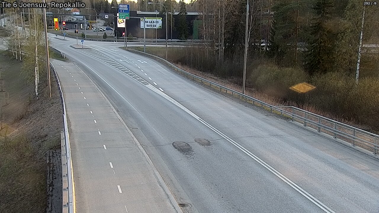 Weather Camera Image Road 6 Joensuu, Repokallio, Joensuu, Pohjois-Karjala