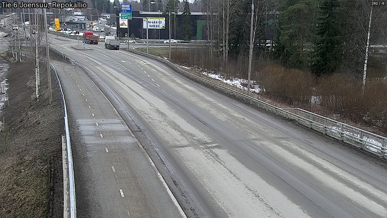 Weather Camera Image Road 6 Joensuu, Repokallio, Joensuu, Pohjois-Karjala