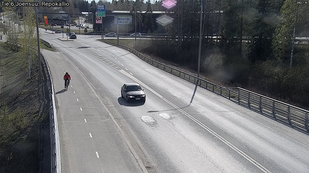 Weather Camera Image Road 6 Joensuu, Repokallio, Joensuu, Pohjois-Karjala