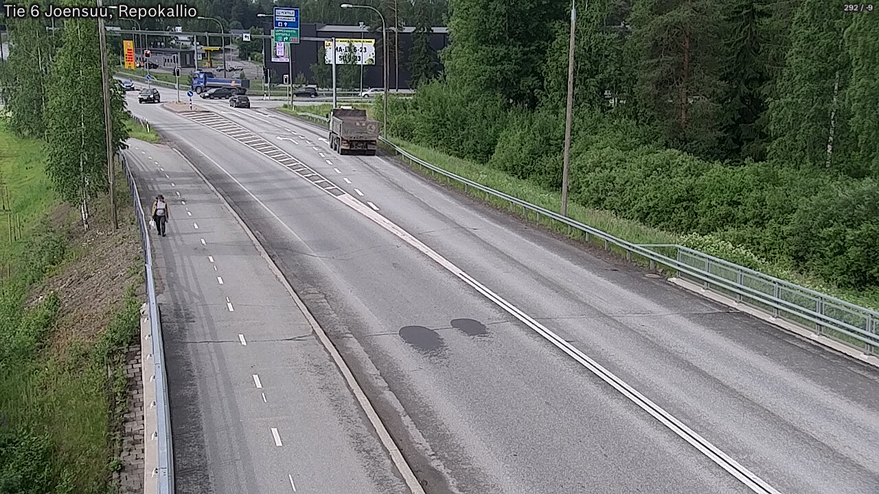 Kelikamerat Kuva Tie 6 Joensuu, Repokallio, Joensuu, Pohjois-Karjala