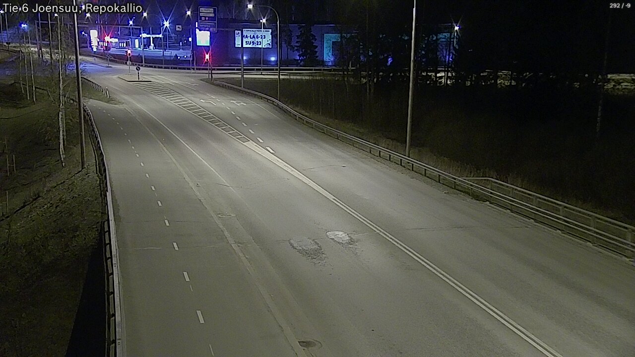 Kelikamerat Kuva Tie 6 Joensuu, Repokallio, Joensuu, Pohjois-Karjala