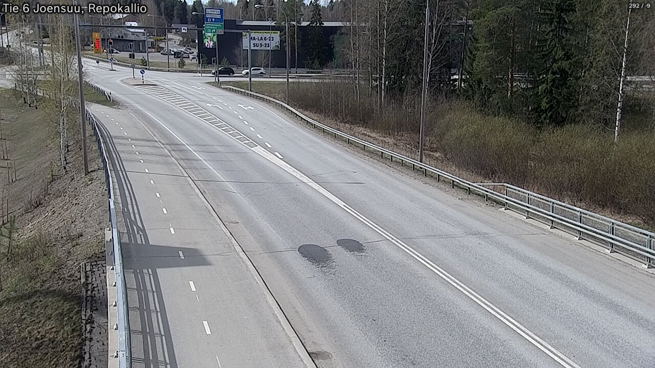 Weather Camera Image Road 6 Joensuu, Repokallio, Joensuu, Pohjois-Karjala