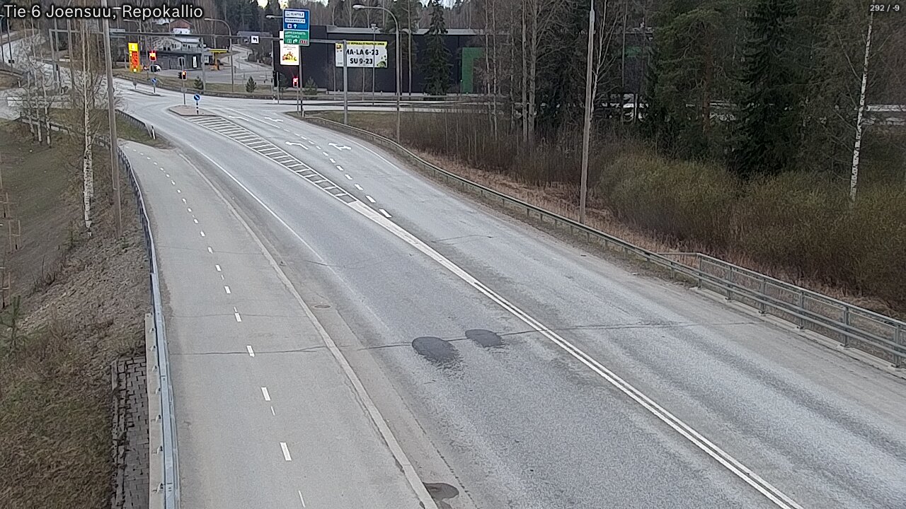 Weather Camera Image Road 6 Joensuu, Repokallio, Joensuu, Pohjois-Karjala