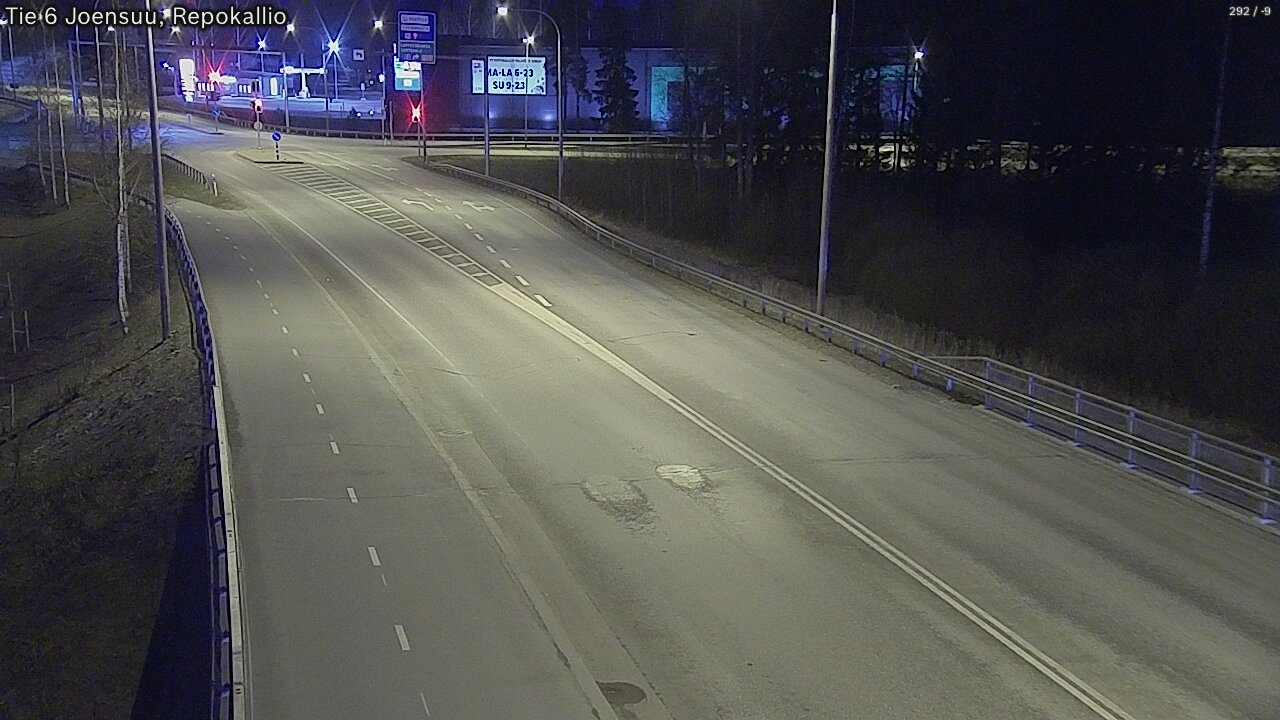 Weather Camera Image Road 6 Joensuu, Repokallio, Joensuu, Pohjois-Karjala