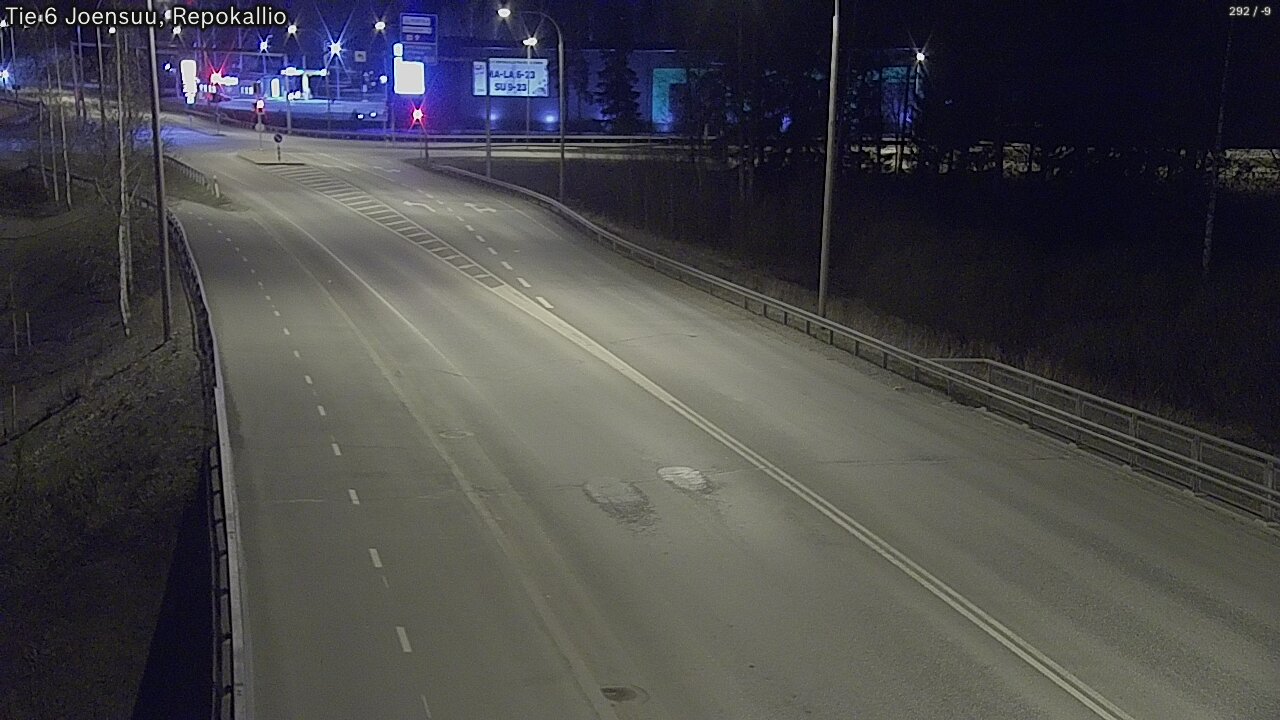 Weather Camera Image Road 6 Joensuu, Repokallio, Joensuu, Pohjois-Karjala
