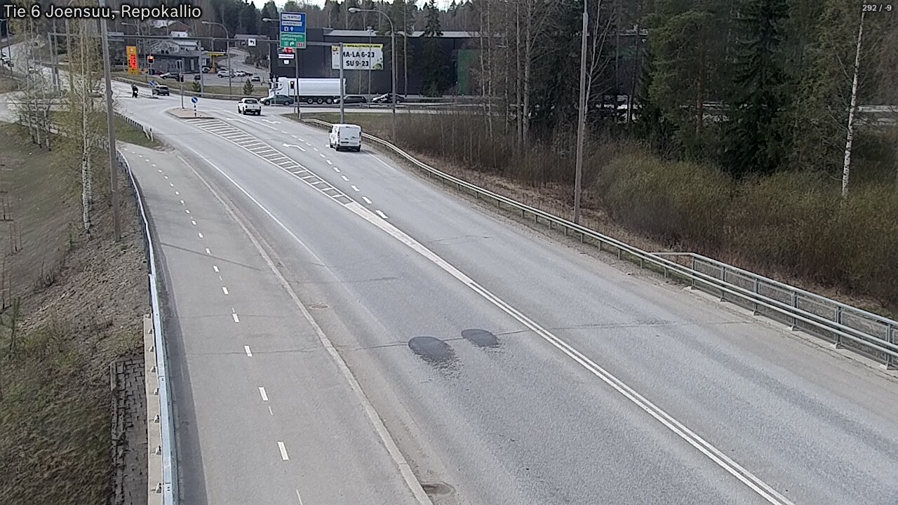 Weather Camera Image Road 6 Joensuu, Repokallio, Joensuu, Pohjois-Karjala