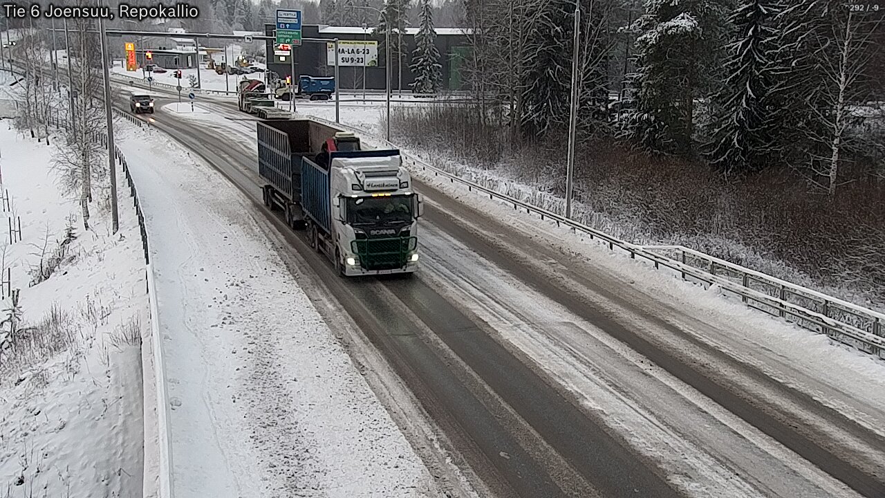 Kelikamerat Kuva Tie 6 Joensuu, Repokallio, Joensuu, Pohjois-Karjala