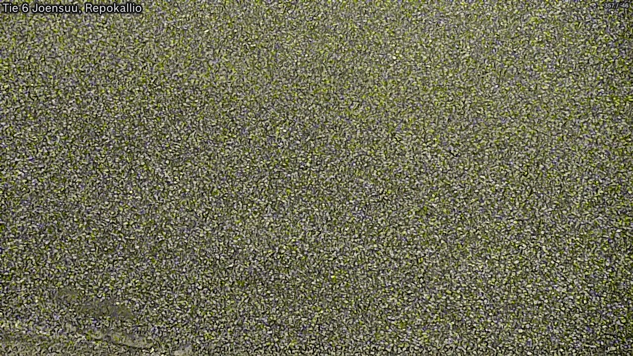 Weather Camera Image Väg 6 Joensuu, Repokallio, Joensuu, Pohjois-Karjala