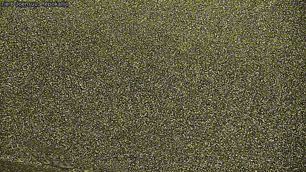 Weather Camera Image Väg 6 Joensuu, Repokallio, Joensuu, Pohjois-Karjala