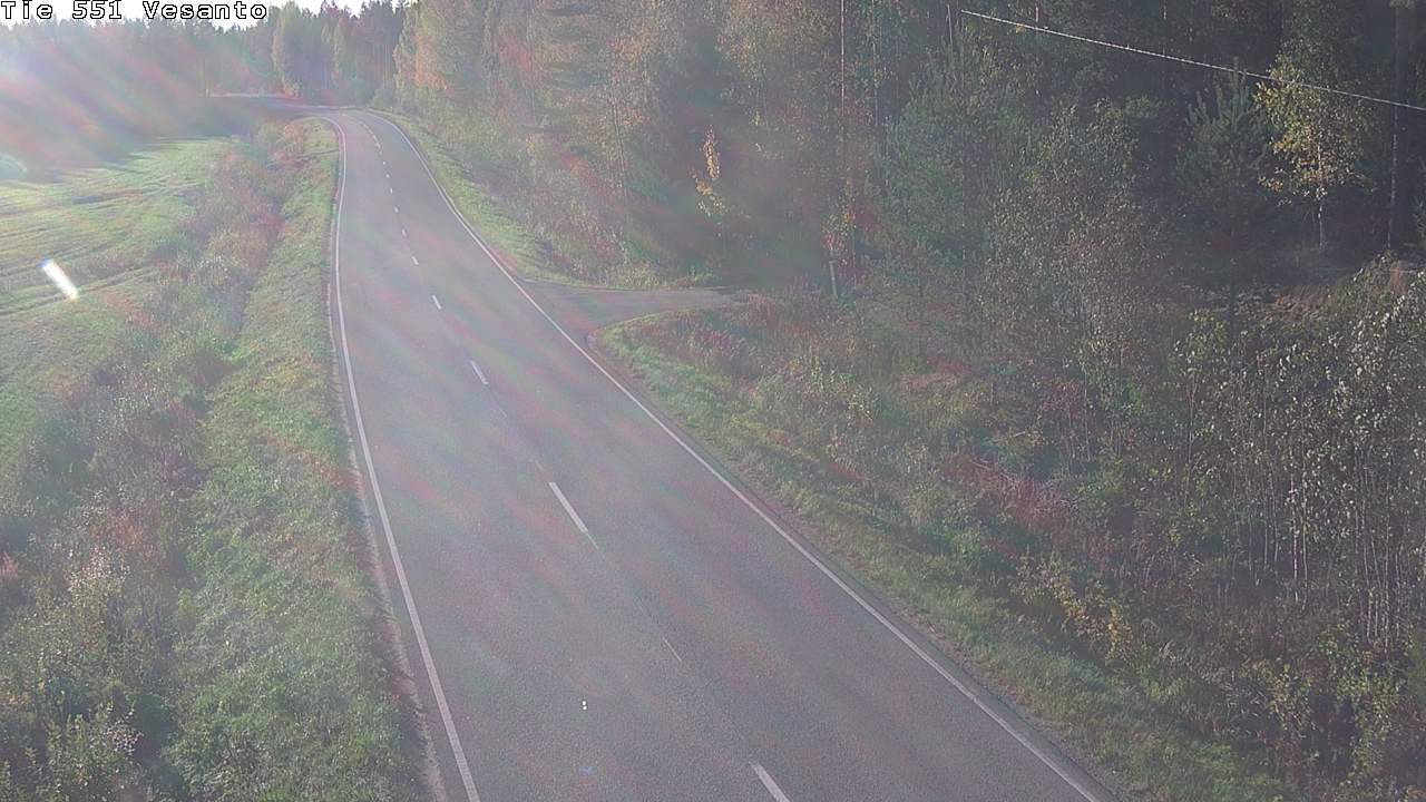 Weather Camera Image Road 551 Vesanto Löttökorpi, Vesanto, Pohjois-Savo