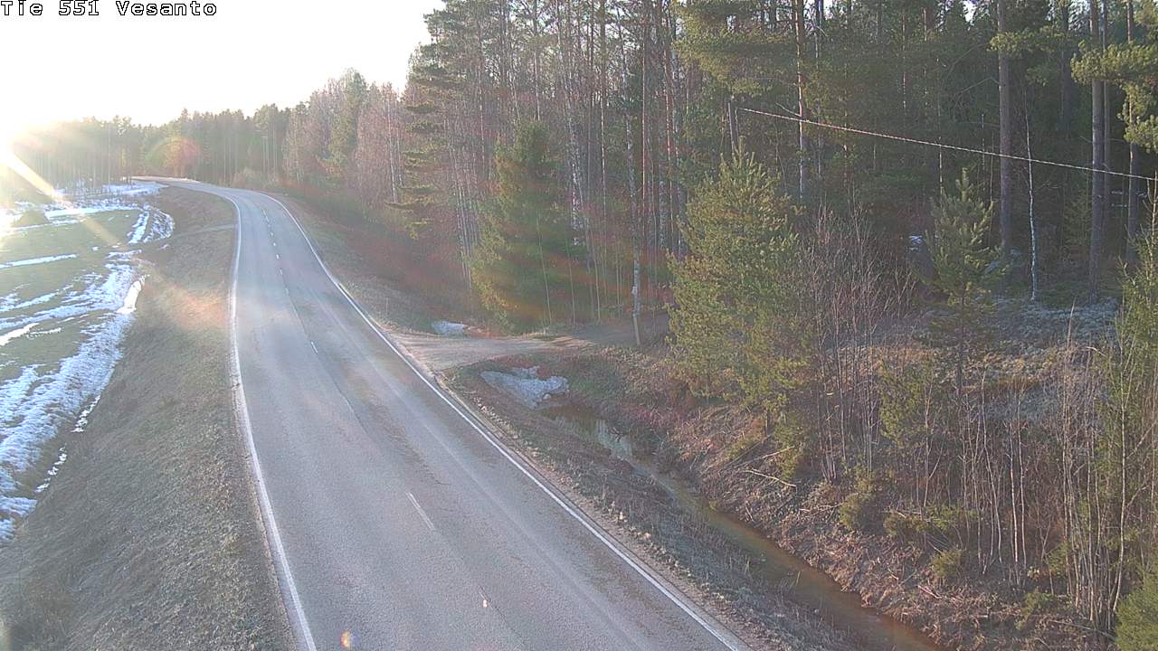 Kelikamerat Kuva Tie 551 Vesanto Löttökorpi, Vesanto, Pohjois-Savo