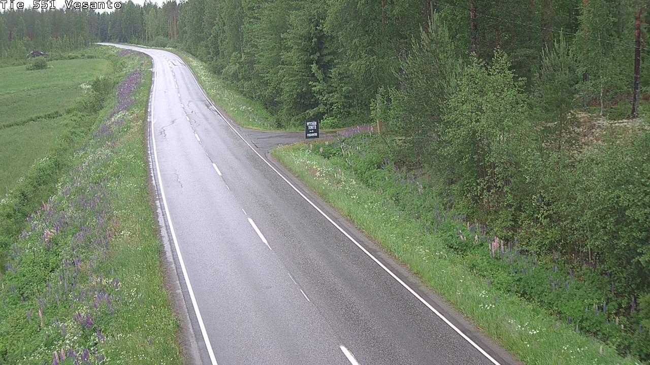 Kelikamerat Kuva Tie 551 Vesanto Löttökorpi, Vesanto, Pohjois-Savo