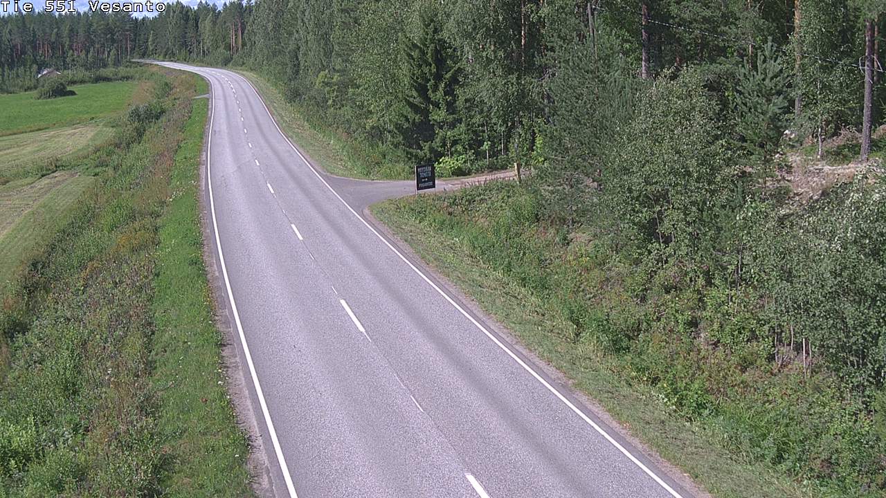 Kelikamerat Kuva Tie 551 Vesanto Löttökorpi, Vesanto, Pohjois-Savo