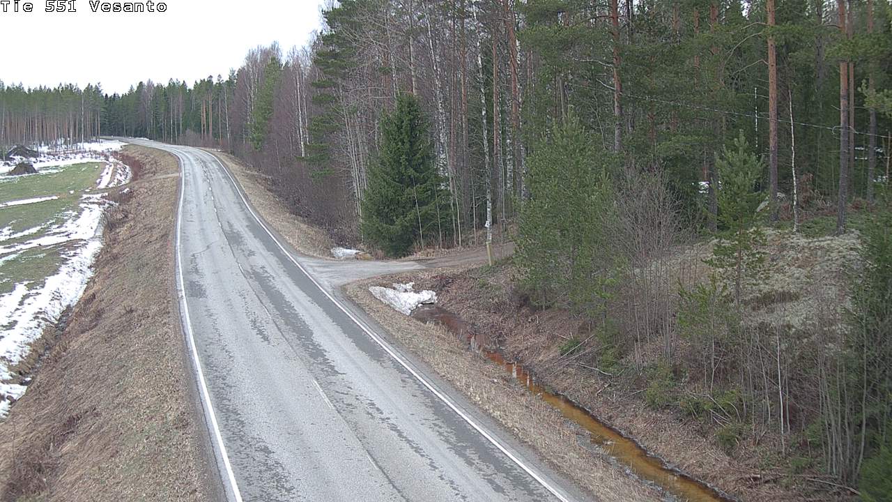 Kelikamerat Kuva Tie 551 Vesanto Löttökorpi, Vesanto, Pohjois-Savo