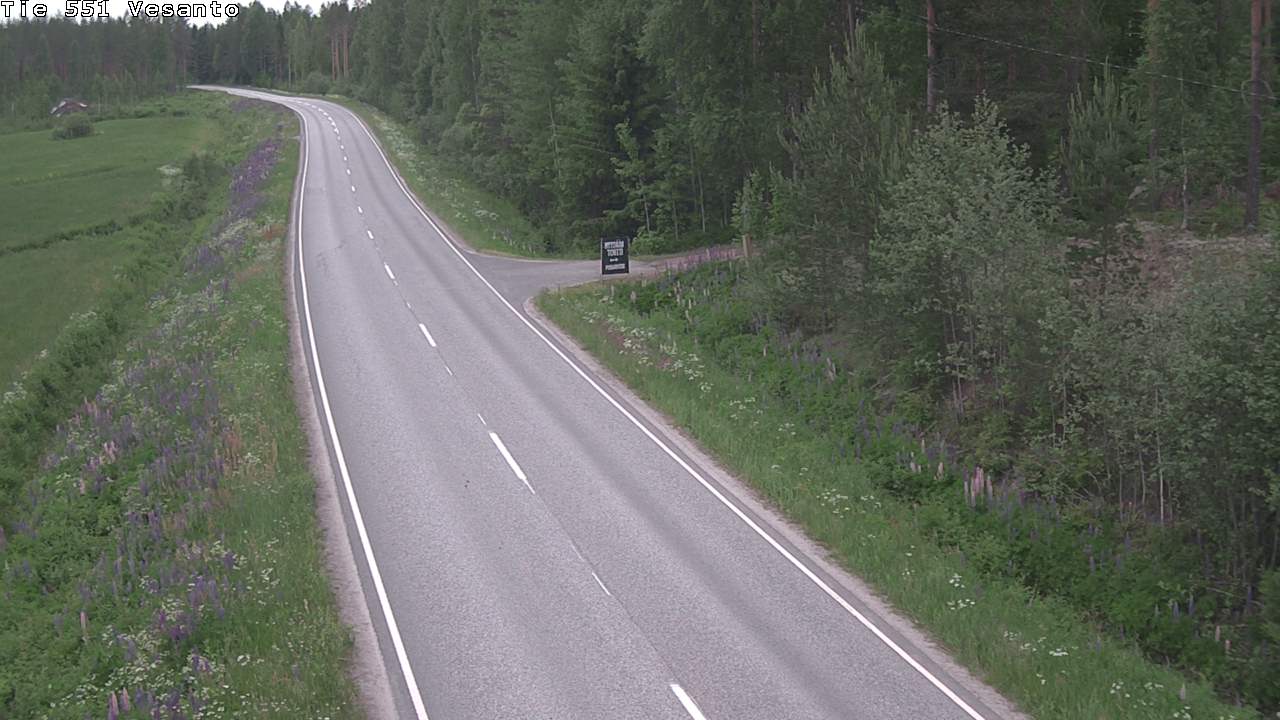 Kelikamerat Kuva Tie 551 Vesanto Löttökorpi, Vesanto, Pohjois-Savo