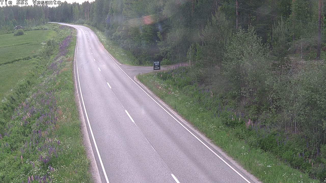 Kelikamerat Kuva Tie 551 Vesanto Löttökorpi, Vesanto, Pohjois-Savo